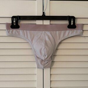 ASOS DESIGN Light Blue/Grey Thong